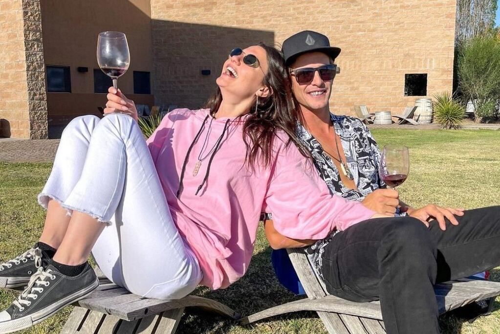 Sofía Jujuy Jiménez el día que blanqueó su romance con Bauti Bello en Mendoza.