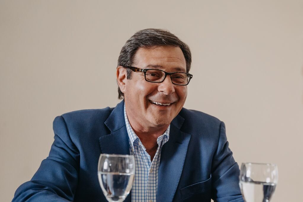 Rubén Uñac, candidato a gobernador.