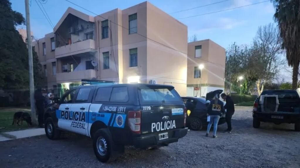 Intervino la Policía Federal. Foto Tiempo de San Juan