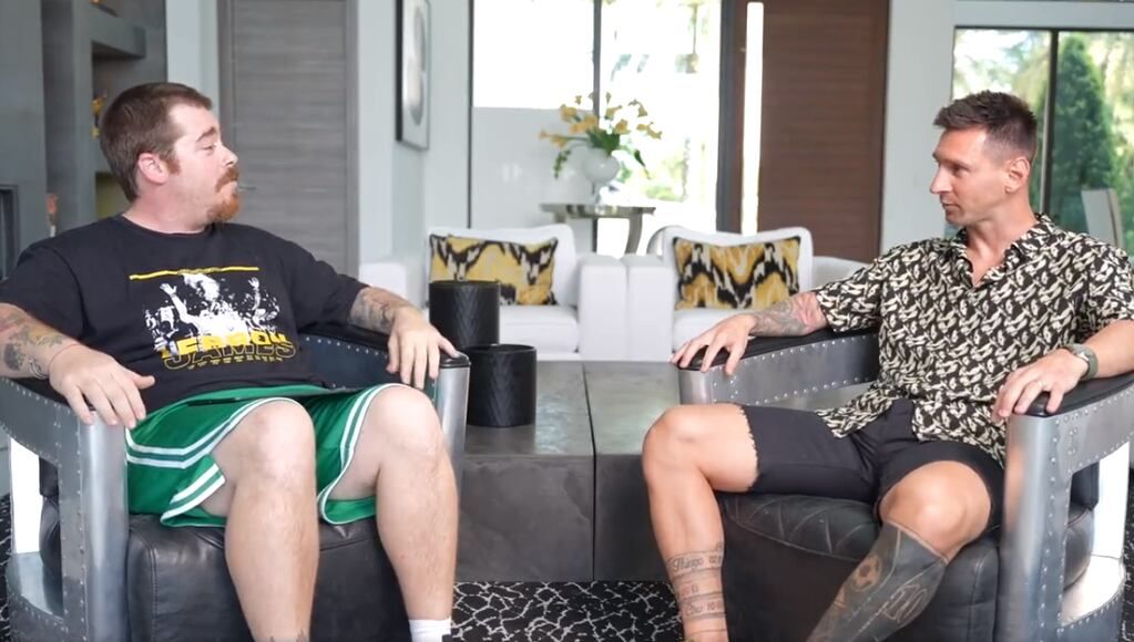 Leo Messi dio una entrevista para Olga con Migue Granados