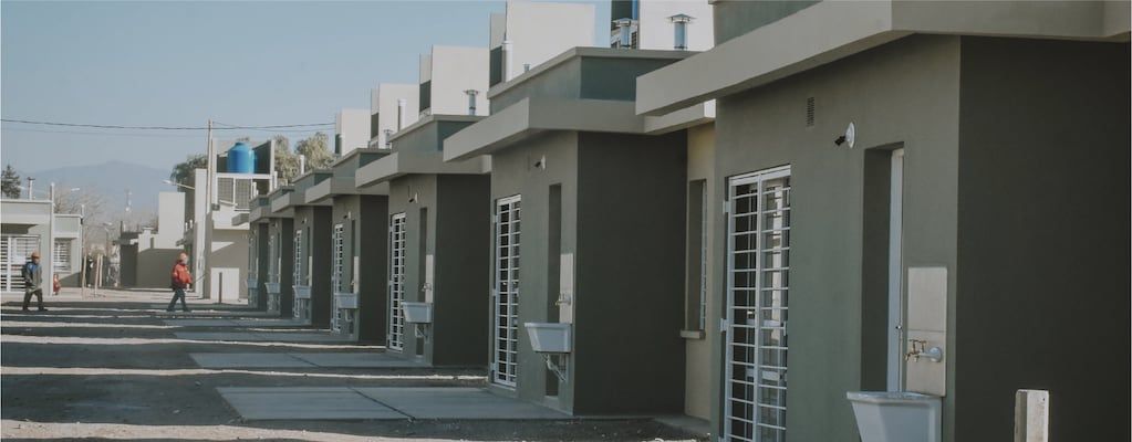 Las viviendas construidas por el Gobieno de San Juan.