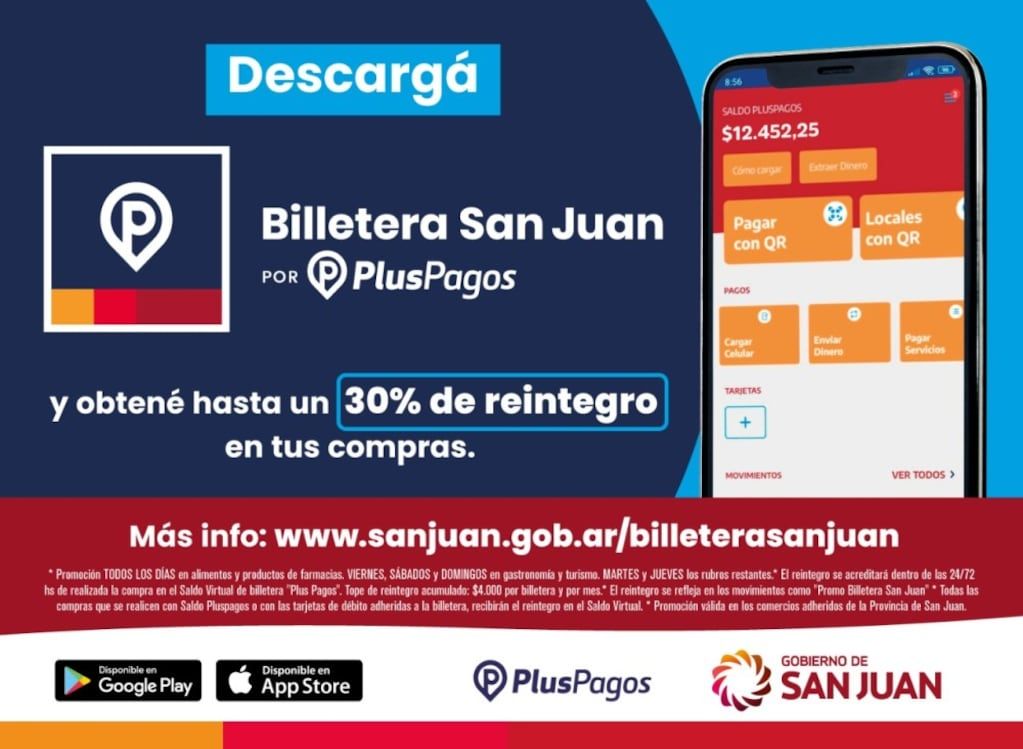 Se suma un nuevo beneficio a Billetera San Juan