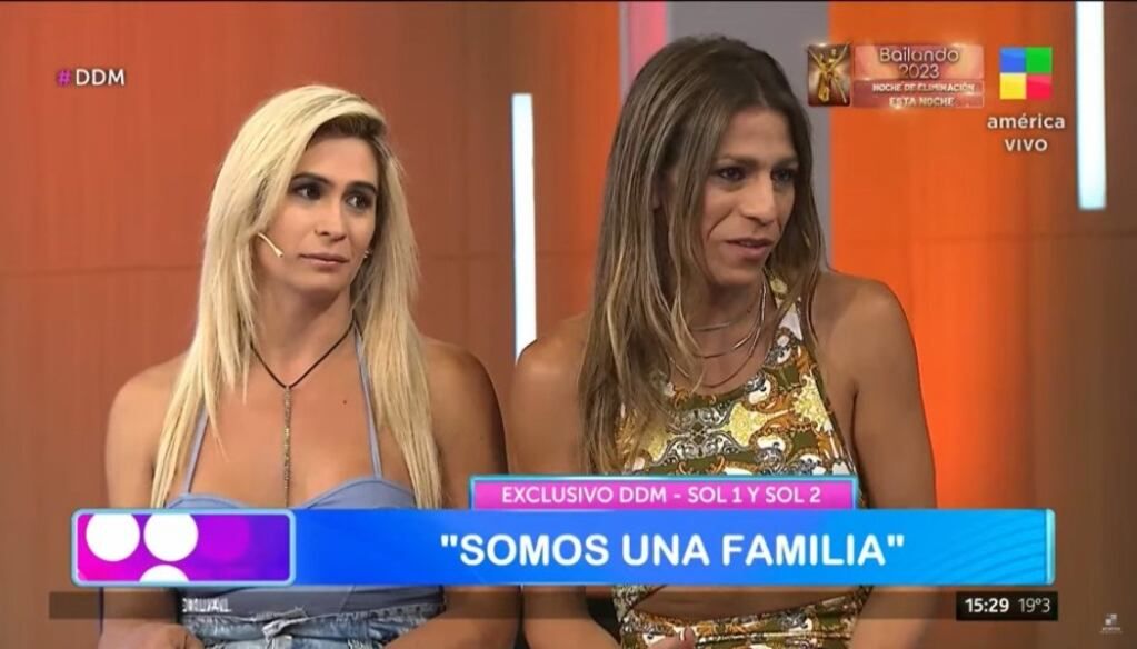 Sol 1 y Sol 2, las revelaciones del Bailando 2023. Captura del video.