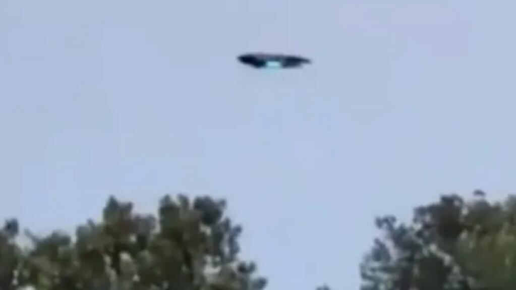 La foto del ovni visto en Chubut.