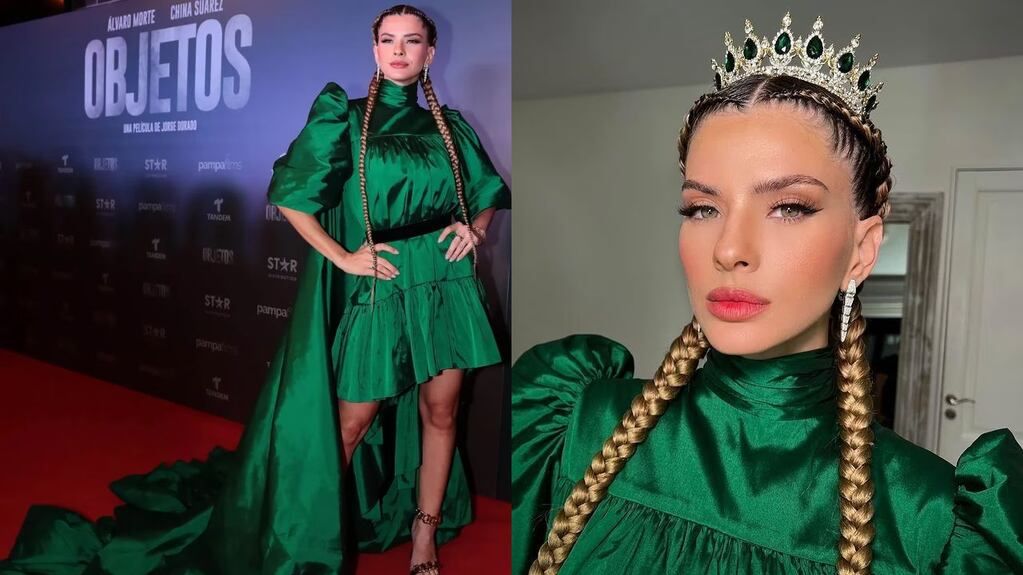 El look la China Suárez que atrapo a todas las miradas en la alfombra roja de la avant premiere