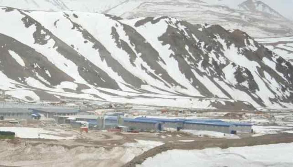 La mina Veladero de la Barrick Gold que opera en San Juan.