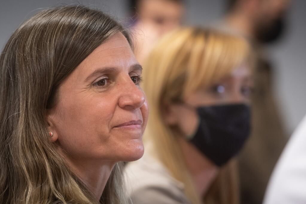 La Directora Ejecutiva de ANSES, Fernanda Raverta.