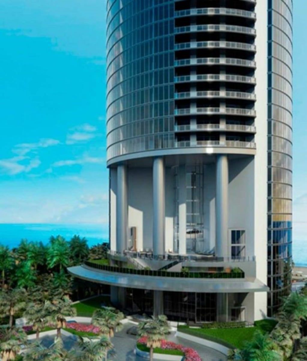 El edificio donde tiene un piso Messi.