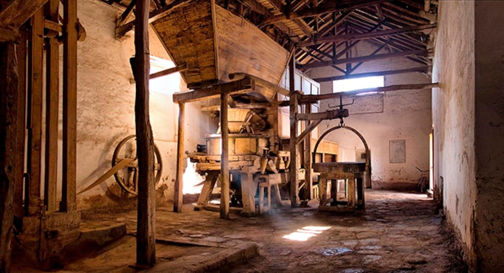 El histórico molino de Jáchal.