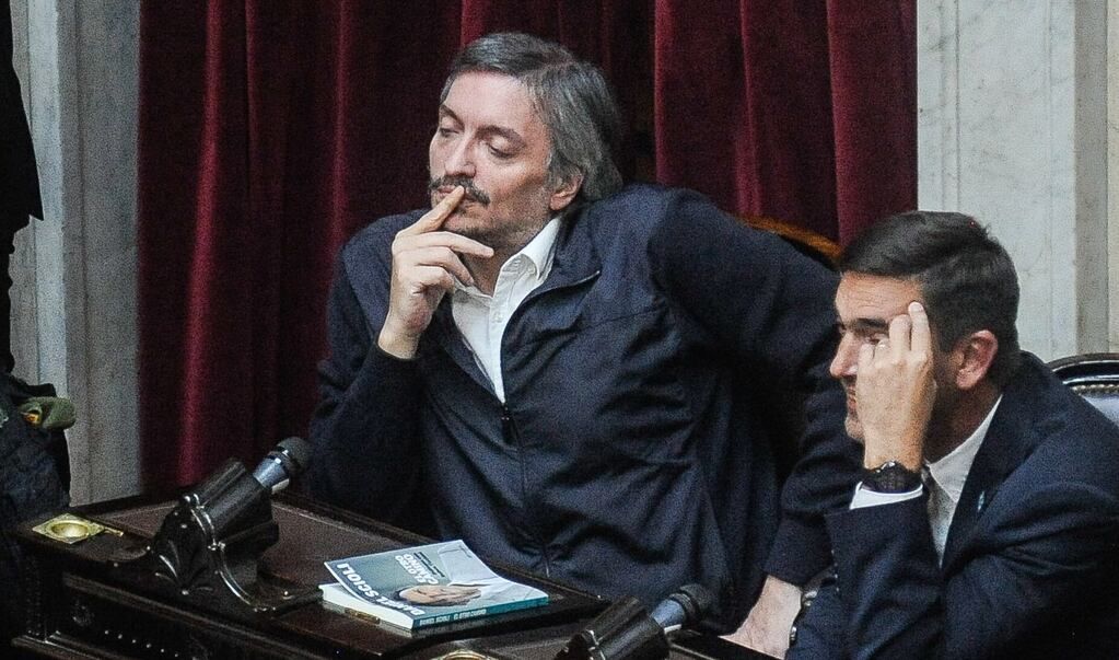 Máximo Kirchner en la apertura de sesiones ordinarias en el Congreso. (Federico López Claro / La Voz)