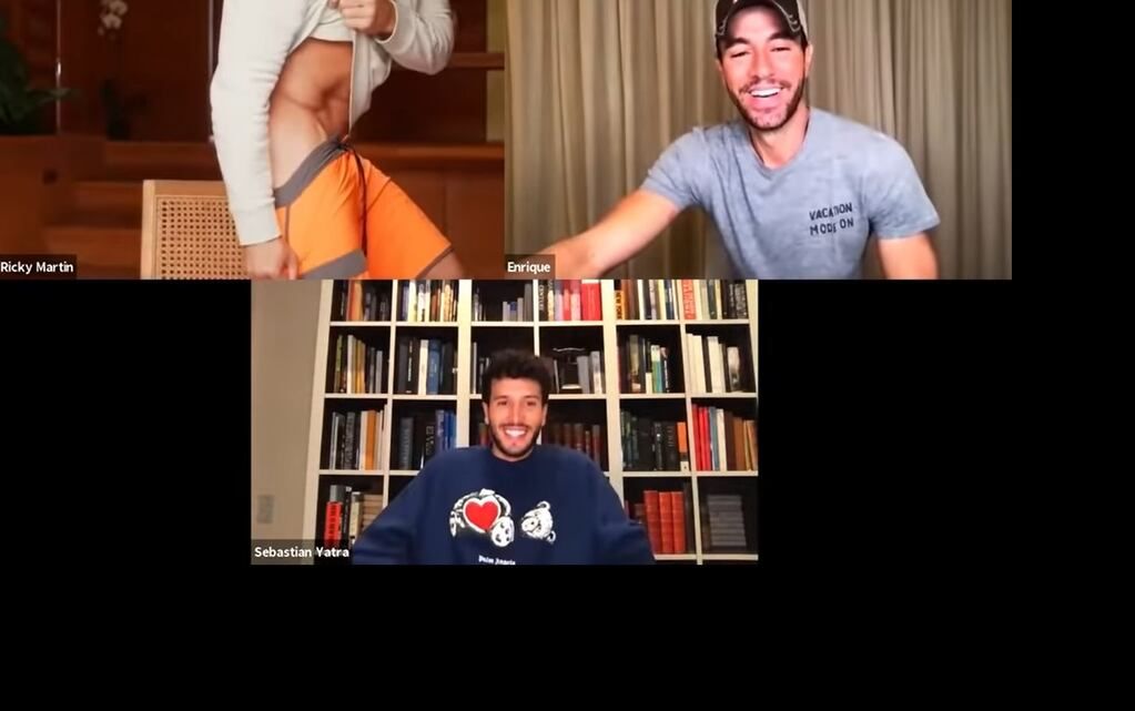 Ricky Martín sin ropa interior.