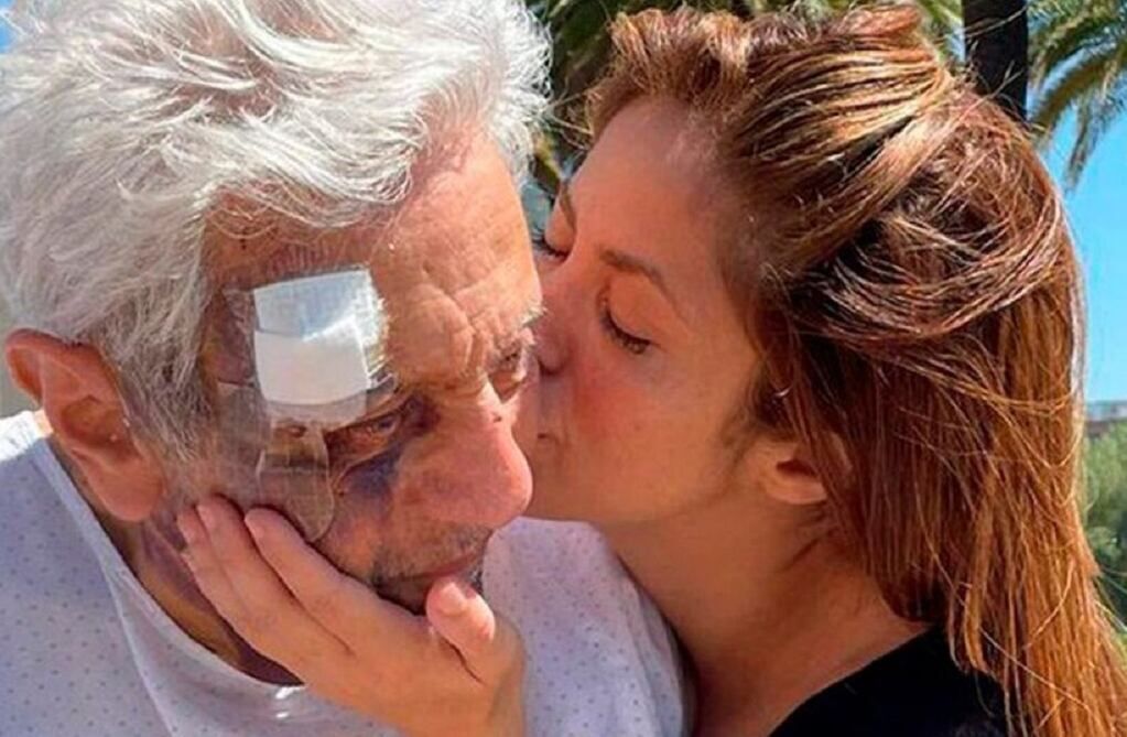 Shakira y su padre William Mebarak