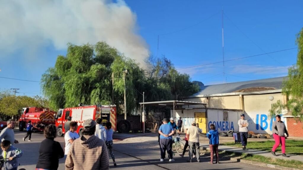 Las llamas lograron ser controladass