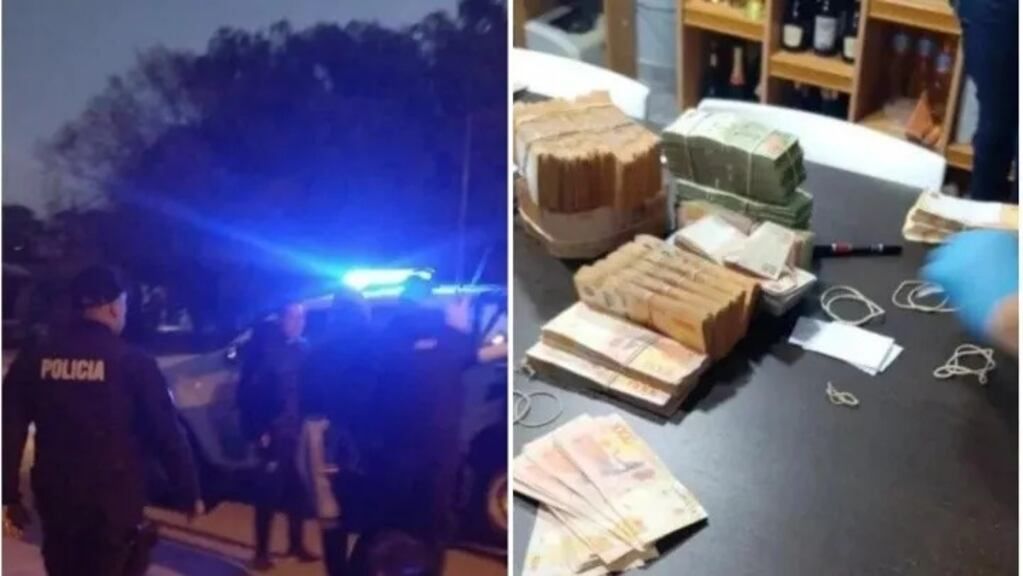 Se encontraron 4 millones en la casa del empleado. Foto Diario Crónica