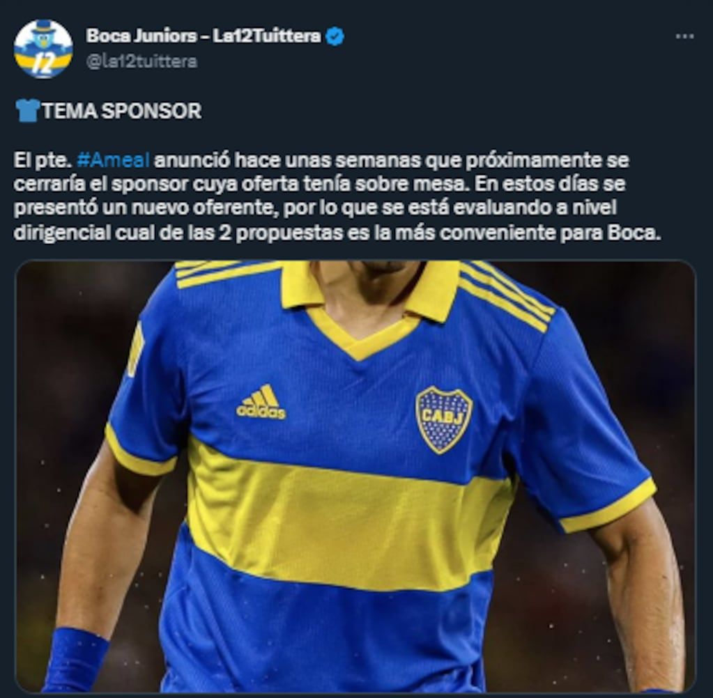 Boca Juniors en busca de sponsor para su camiseta