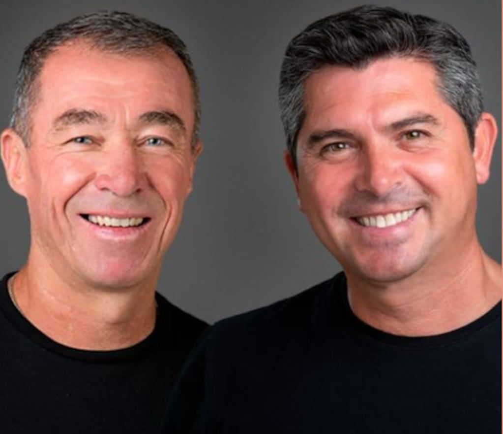 Marcelo Orrego y Fabián Martín, la fórmula que competirá el 14 de mayo.