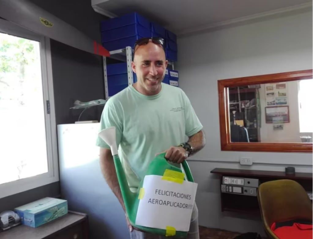 Guillermo Tuymans tenía 40 años. Era dueño de un negocio de equipamentos para balizar pistas de aviación en 25 de Mayo. Foto: Facebook / HF Aviación