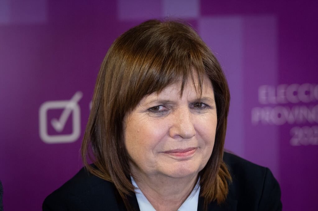 La titular del Pro nacional y precandidata a presidente Patricia Bullrich, llegó a la provincia para apoyar a los candidatos de Cambia Mendoza, Alfredo Cornejo y Hebe Casado, de cara a las primarias del próximo domingo.Foto: Ignacio Blanco / Los Andes