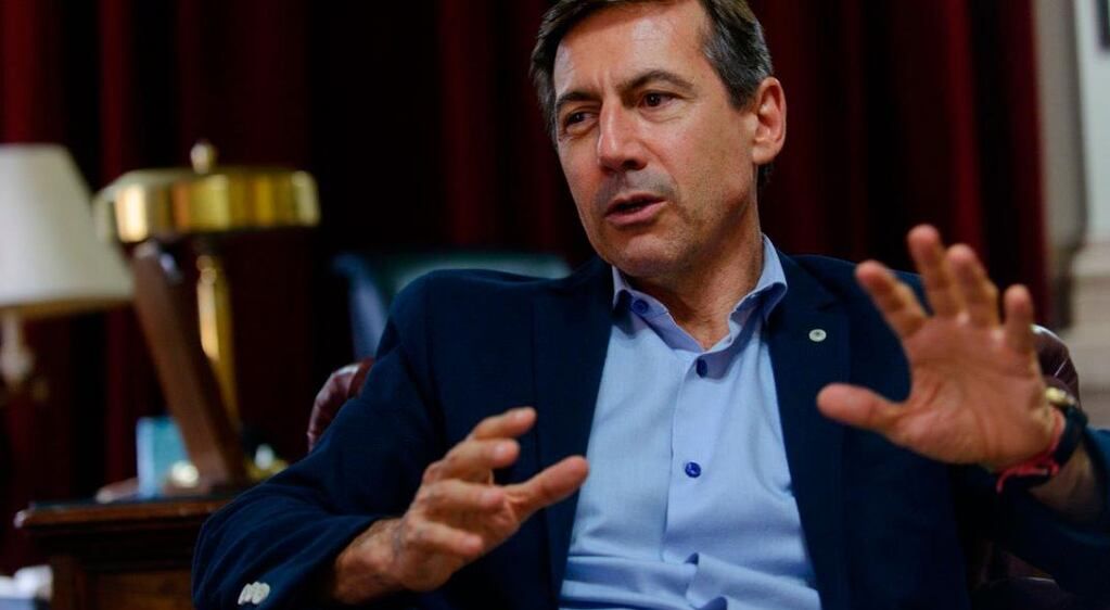 Luis Naidenoff, senador nacional de Juntos por el Cambio. (Gentileza Clarín)
