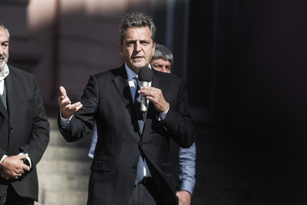 Sergio Massa anunció que medio millón de trabajadores no pagarán Ganancias
Suba de ganancias Casa Rosada Foto Federico Lopez Claro