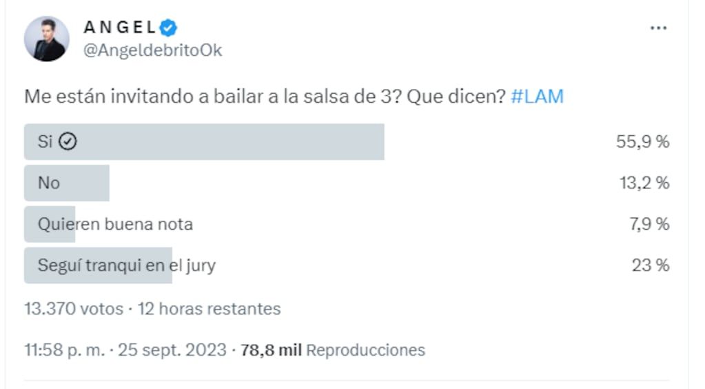 De Brito contó que lo llamaron a bailar la Salsa de a 3