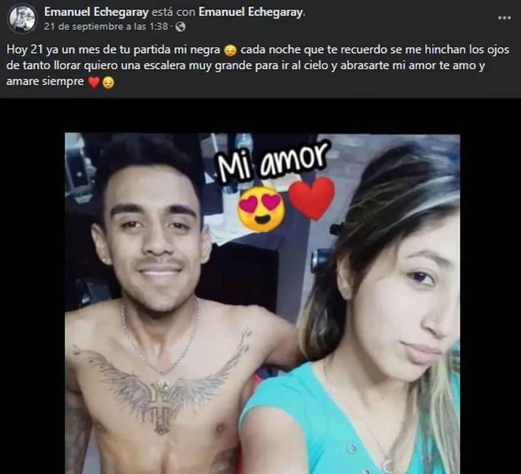 Los posteos del detenido. / Foto: Gentileza