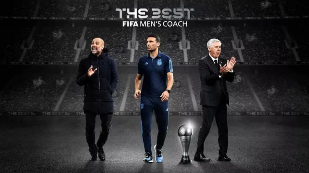 El premio The Best a mejor entrenador.