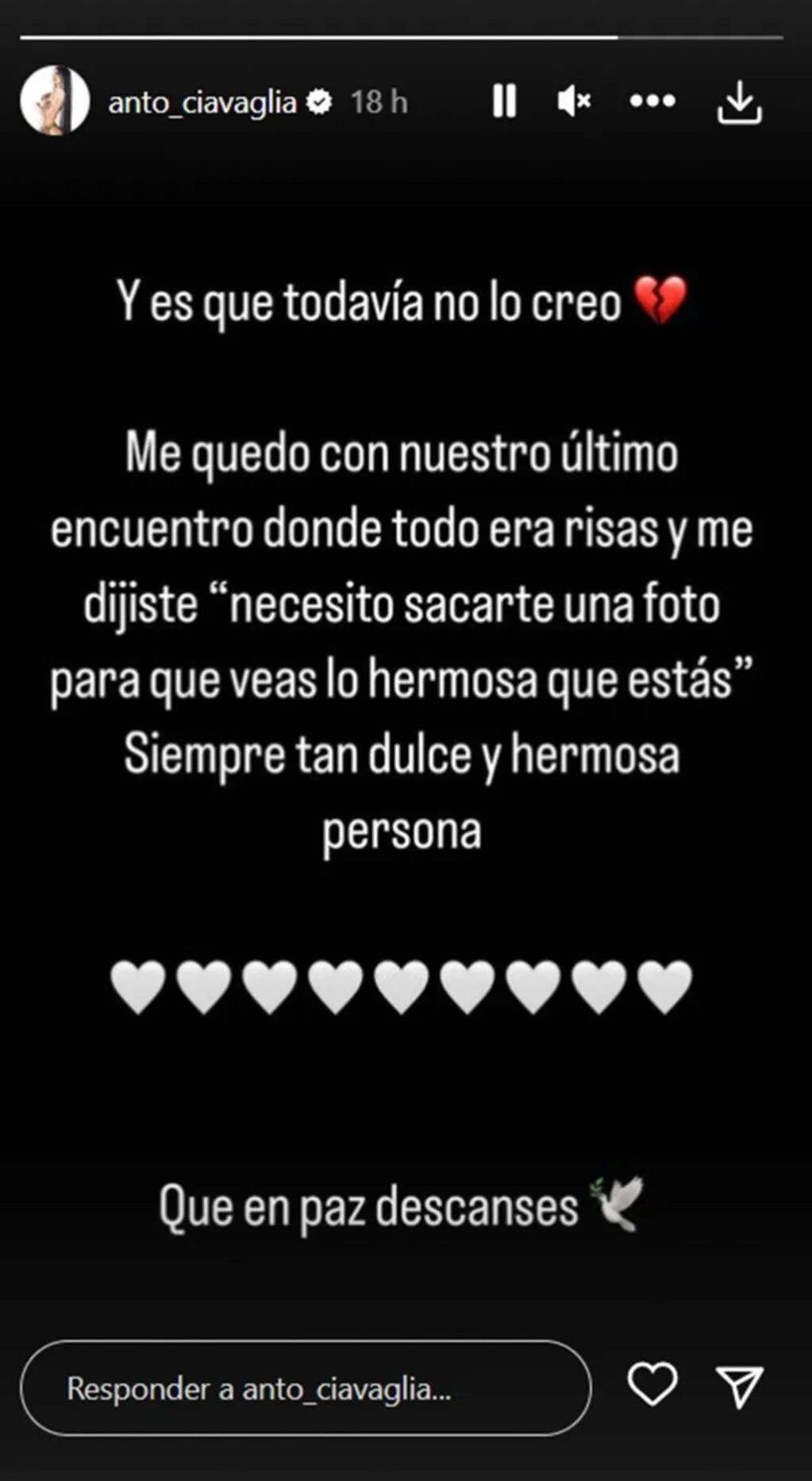 Murió a los 26 años Sherika de Armas - Foto Antonella Ciavaglia