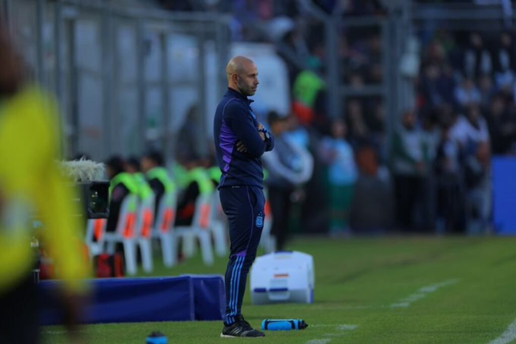 Javier Mascherano, entrenador de la selección argentina Sub 20. (Prensa AFA).
