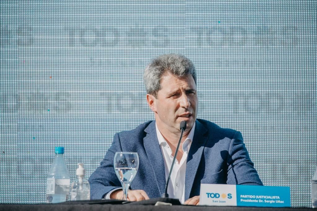 El gobernador de San Juan, Sergio Uñac.