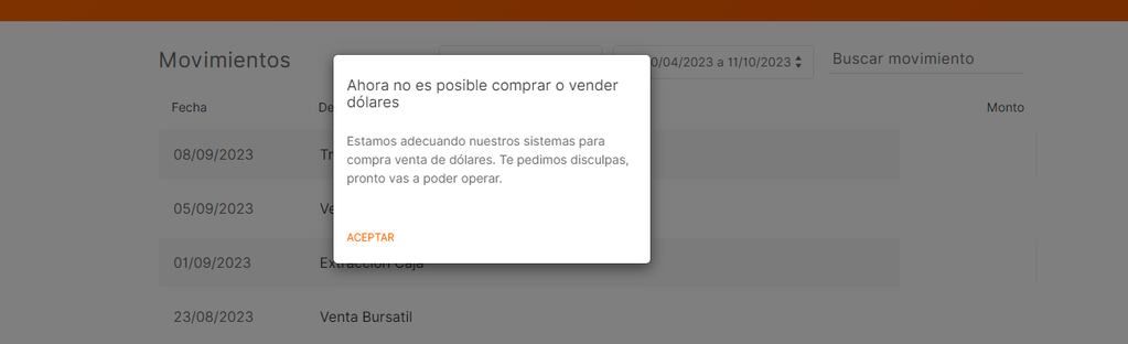 Luego de los cambios en el "dólar ahorro", los bancos suspendieron operaciones de compra y venta online