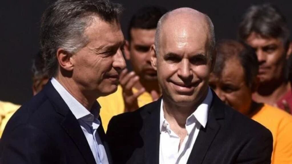 Otros tiempos, cuando Mauricio Macri se mostraba junto a Horacio Rodríguez Larreta.