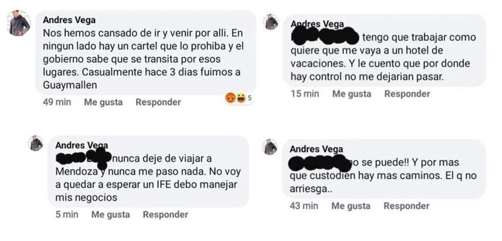 Capturas de Facebook de Arnaldo André - 