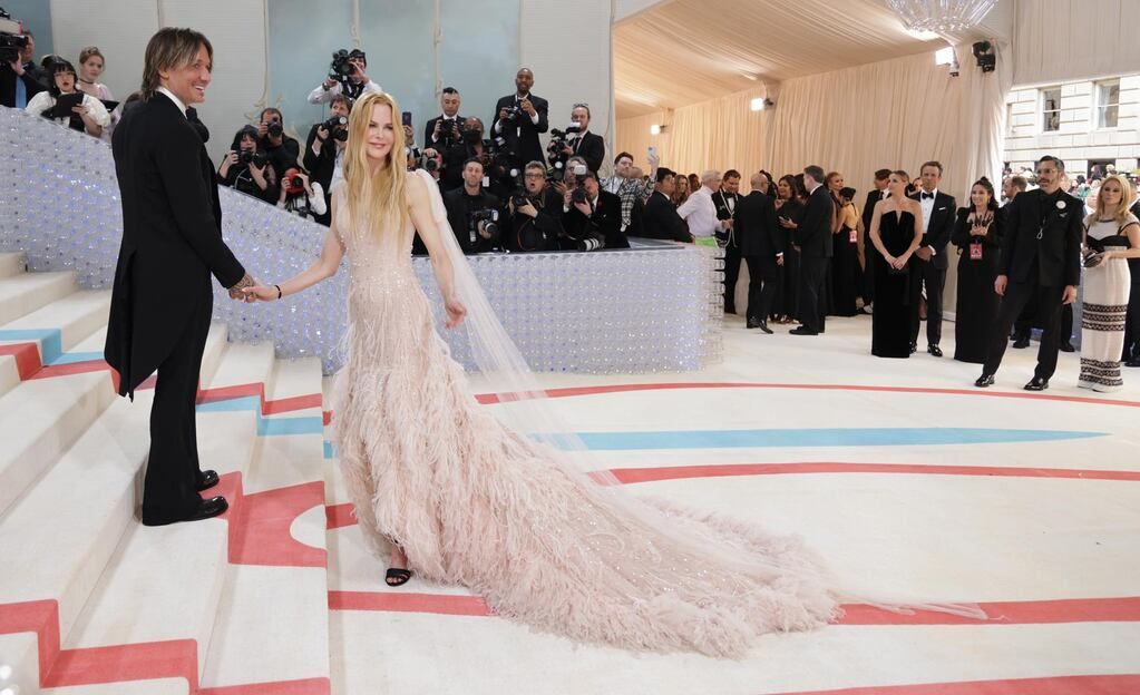 En la alfombra para la Met Gala 2023, el evento benéfico anual del Instituto de Vestuario del Museo Metropolitano de Arte, en Nueva York.