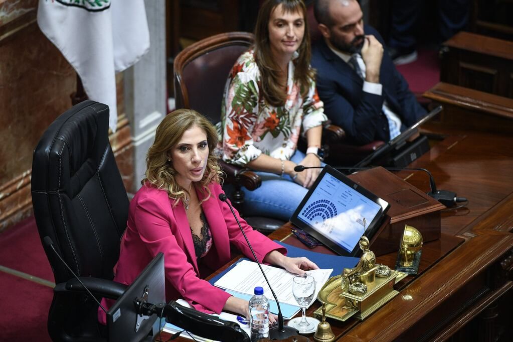 Sesión en el Senado de la Nación