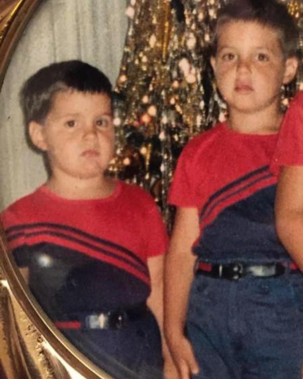 Otra de las fotos que Barassi compartió de su infancia. Foto: Instagram @dariobarassi