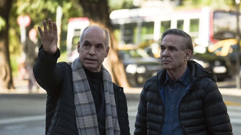 Horacio Rodríguez Larreta y Miguel Ángel Pichetto llegan a San Juan para apoyar a Marcelo Orrego, candidato a gobernador. - Gentileza