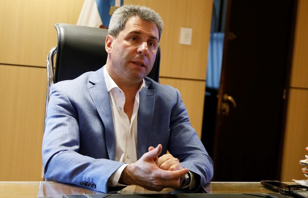 El gobernador Sergio Uñac.