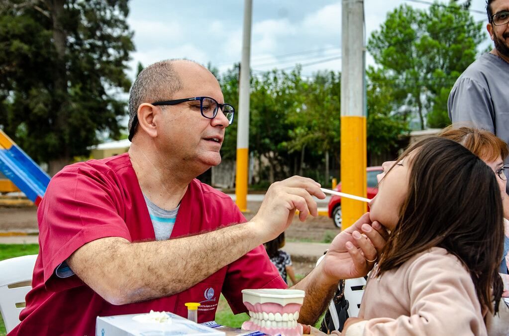 Operativo de salud en el Barrio Bustelo de Santa Lucía.