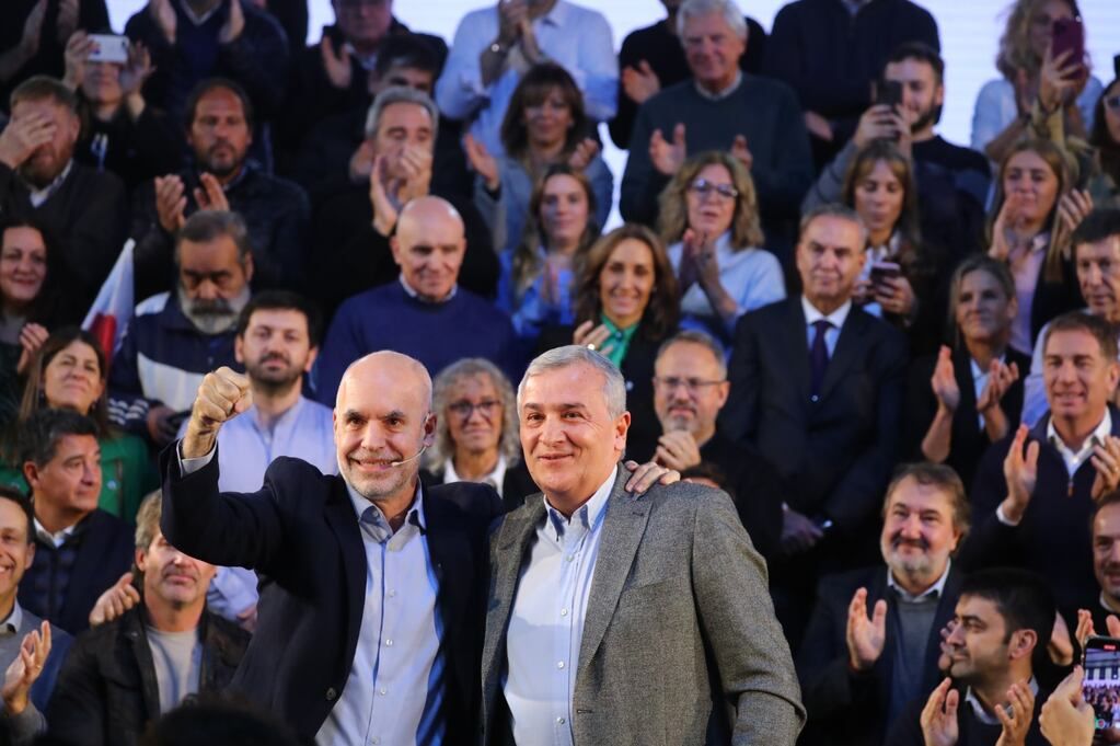 Horacio Rodríguez Larreta y Gerardo Morales encabezaron el primer acto de campaña de cara a las PASO