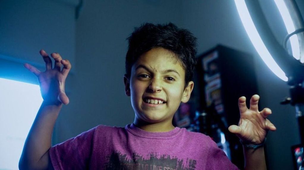 Mateo Rodríguez, el niño sanjuanino que está detrás del viral "Hola, Juan Carlos" (Gentileza / Diario Huarpe)