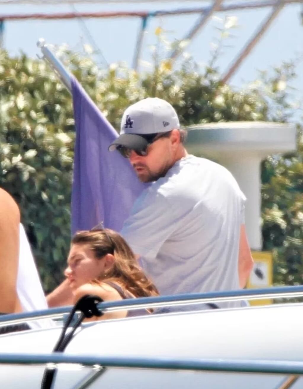 Leonardo DiCaprio junto a su nueva conquista Meghan Roche.