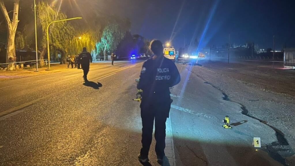 El motociclista fue encontrado sobre Ruta 20