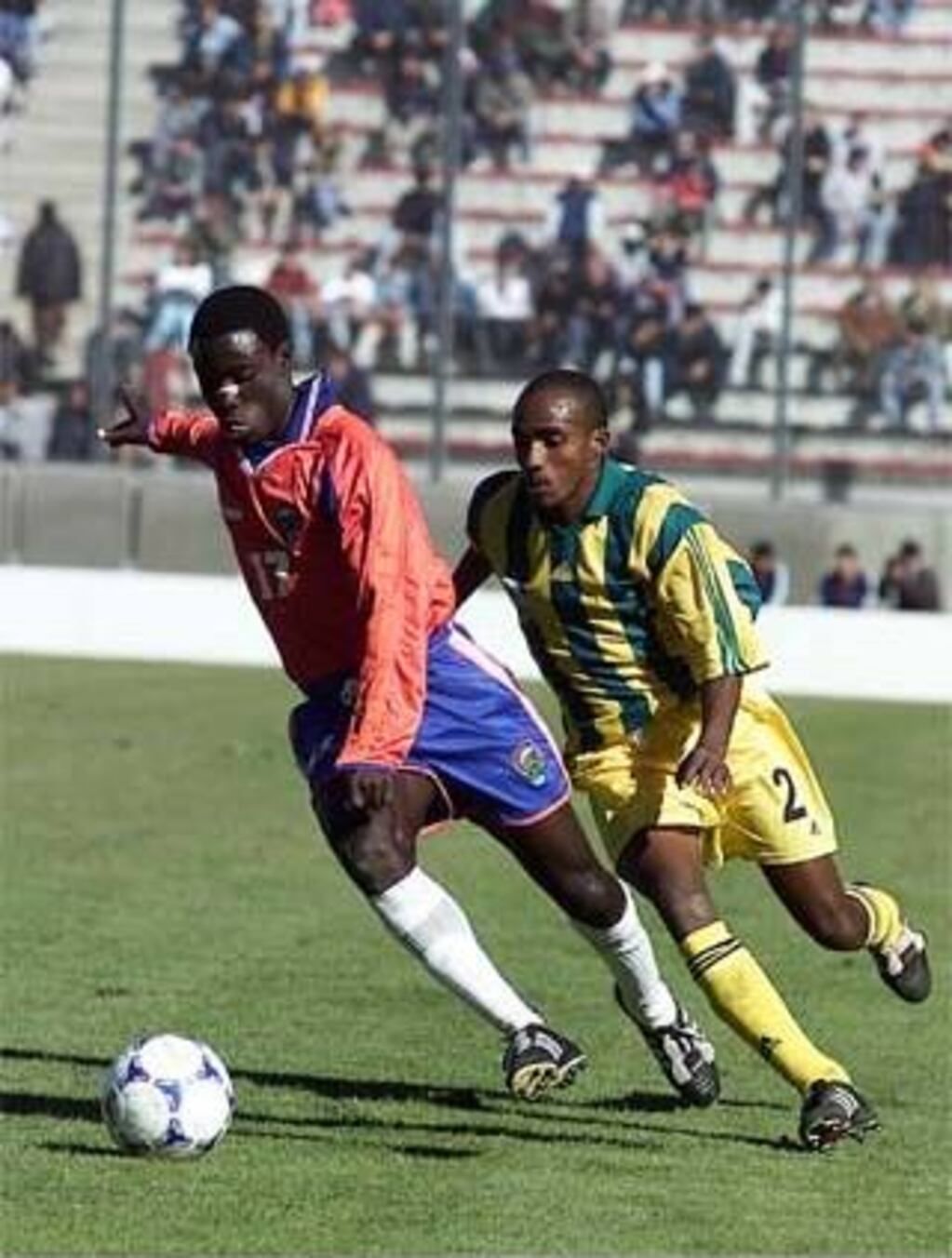 Los 3 futbolistas etíopes que se escondieron en Argentina luego del Mundial Sub 20 de 2001 para evitar ser fusilados. Foto: Facebook