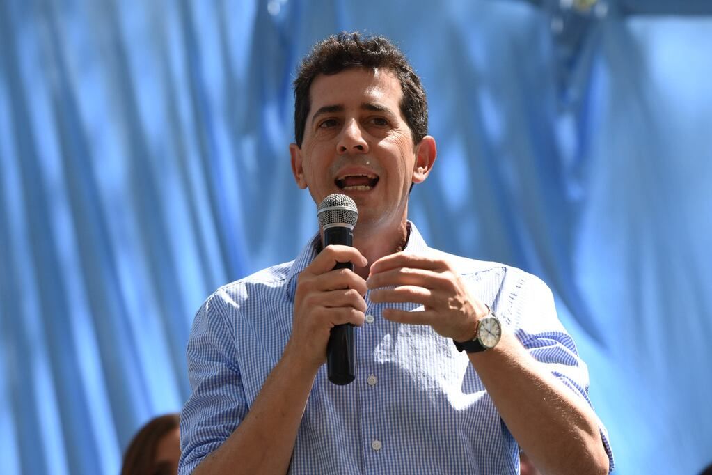 Almuerzo Vendimia productores. INTA 2023Eduardo Enrique 'Wado' de Pedro, ministro del Interior de la NaciónFoto: Mariana Villla / Los Andes