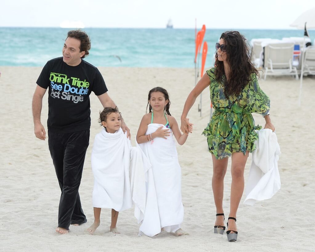 Los hijos de Cristian Castro con Valeria Liberman. Gentileza.