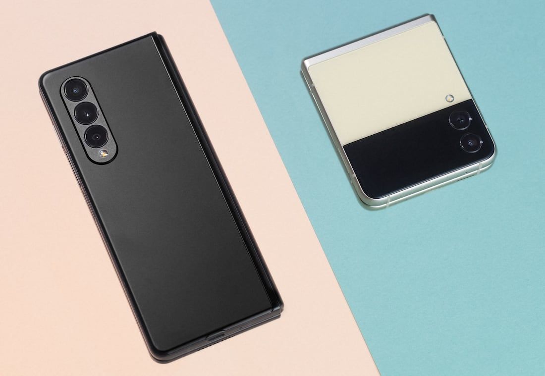El Samsung Galaxy Z Fold y Z Flip son teléfonos plegables que se pueden comprar a través del canje y hasta en 9 cuotas sin interés.