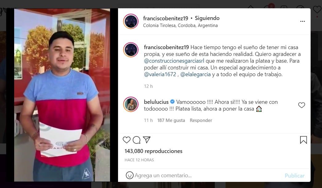 Francisco Benítez y su casa