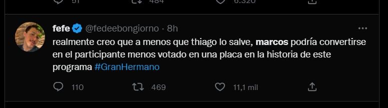 Se conocieron los nominados y explotaron las redes