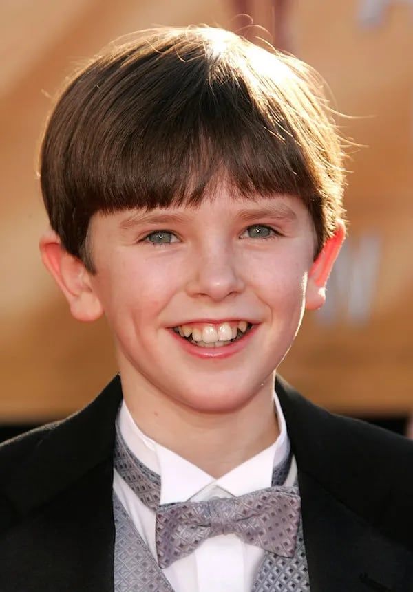 Así se veía Freddie Highmore antes de "The good doctor".